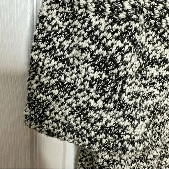Candy Couture Sweater Heathered Black & White Size Large - Picture 2 of 16